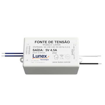 Fonte de Tensão 5V 4,5A - 22,5W
