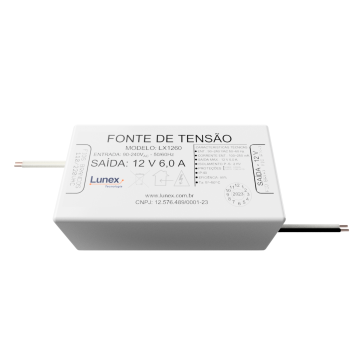 Fonte de Tensão 12V 6,0A - 72W