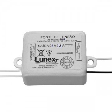 Fonte de Tensão 24V 0,3A - 8W